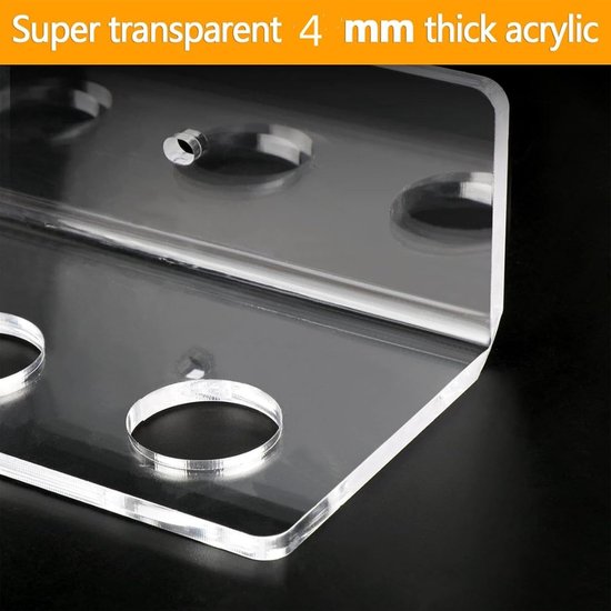 Biljartkeuhouder - Keurek Keuhouder - Biljartruimte Organiseren - Acryl Materiaal - 6 Keus - Transparant — afbeelding 2