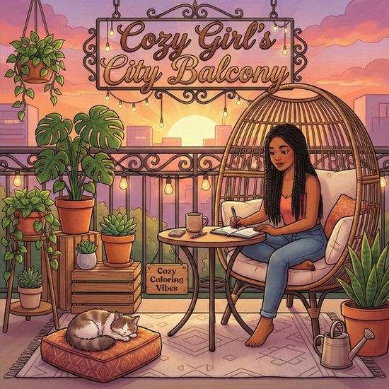 Cozy Girl Collection- Cozy Girl's City Balcony - cover