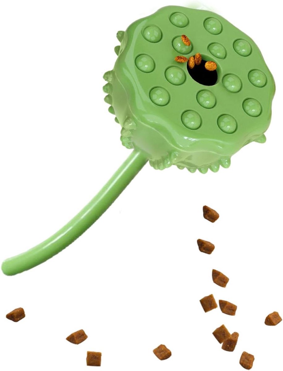 Honden Snackbal - Voerbal Puzzel - Hond Trainen - Voedselrestenvrij - 17 x 10 x 10 cm - Enkel kenmerk