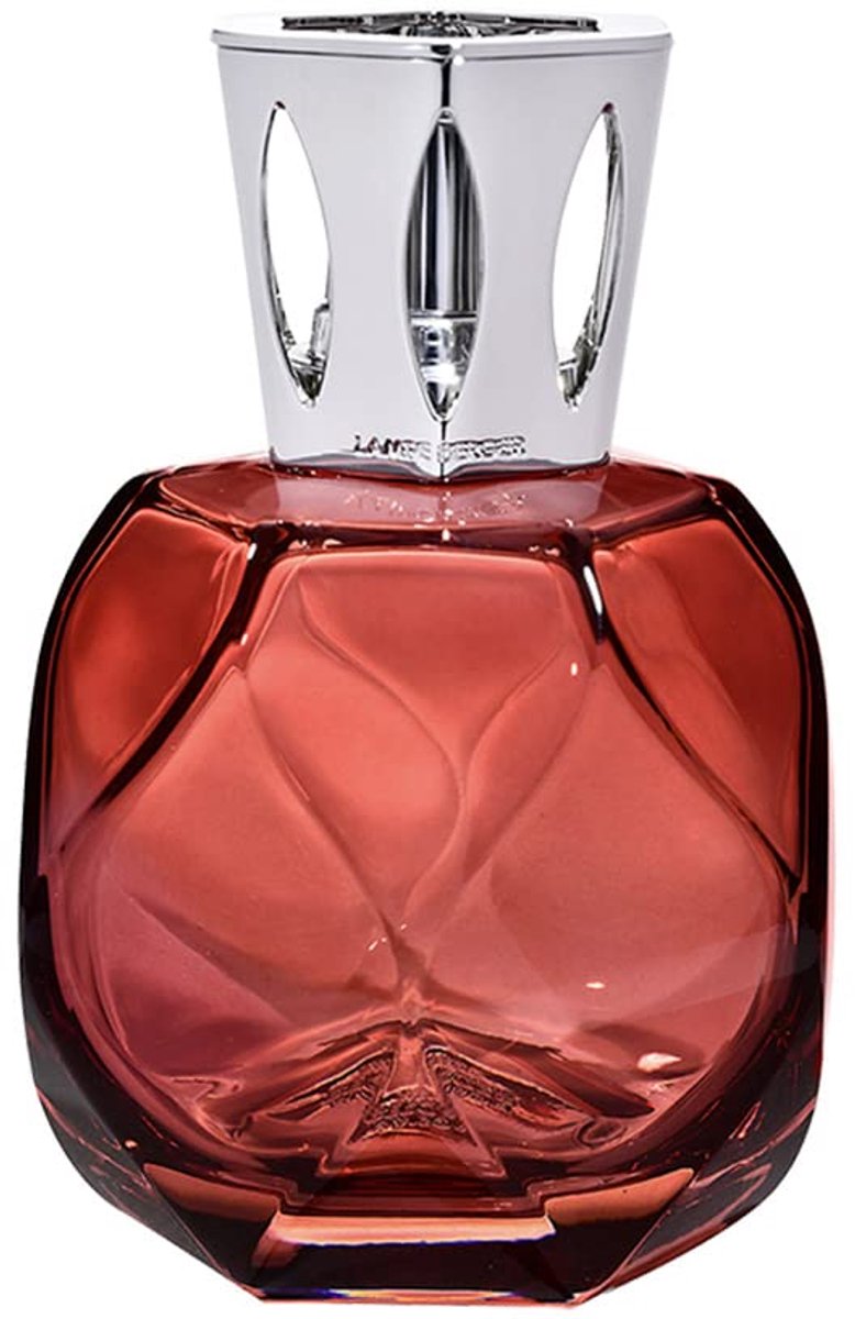 SnelShoppen - Lampe Berger Geurlamp Resonance Paprika, Rood Glas, 16 cm - Aromatische Luchtverfrisser voor Thuis en Feesten - Stijlvolle Decoratie
