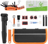 Bandenreparatieset 10 Delig - Universeel - Met Pomp & Reparatietools