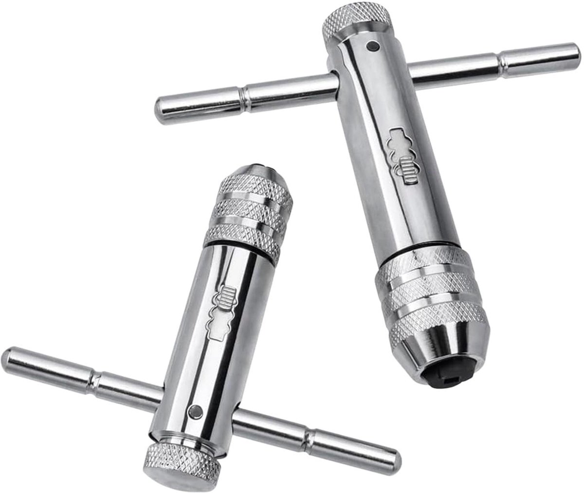 Dailygoods - T-Handgreep Windijzer voor Draad Snijden - Verstelbare Handdraadset (Zilver)