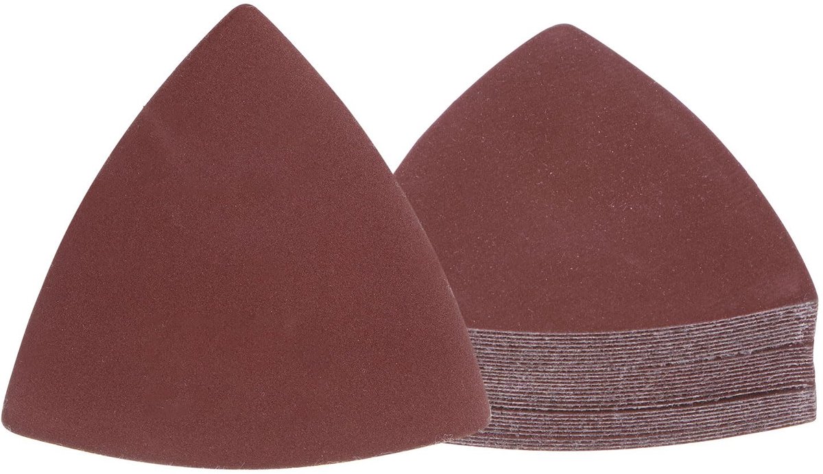 Dailygoods - 30 stuks schuurpapier driehoekig - korrel 600 - ideaal voor polijsten - 3-1/8 inch - perfect voor meubels - diverse korrelgroottes