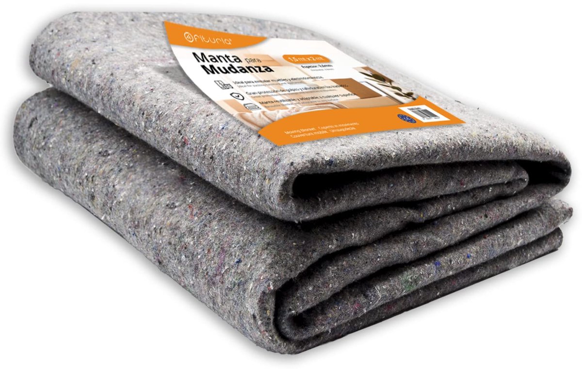 Dailygoods - Verhuisdeken 1,5 x 2 m - Herbruikbaar en Multifunctioneel