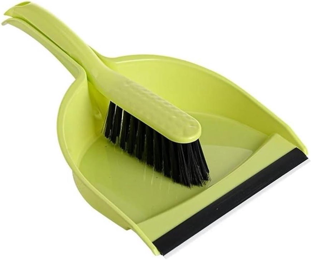 Mini Stoffer en Blik - Kleine Bezem Set - Tafel Schoonmaken - Zachte Borstelharen - 50 Grams - null