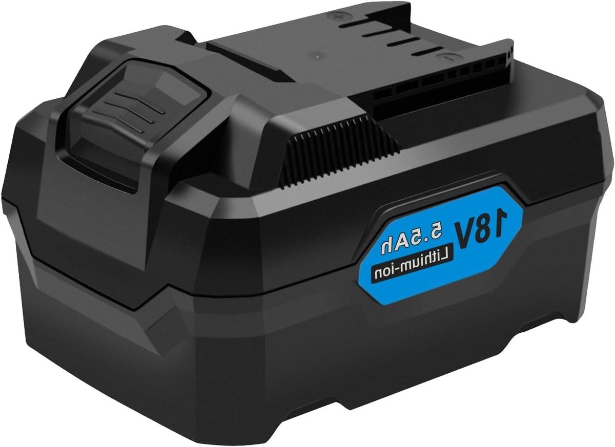 Reservebatterij - Accu Powerpack - Gereedschap Gebruik - Hoge Capaciteit - 18V 5500mAh - Zwart