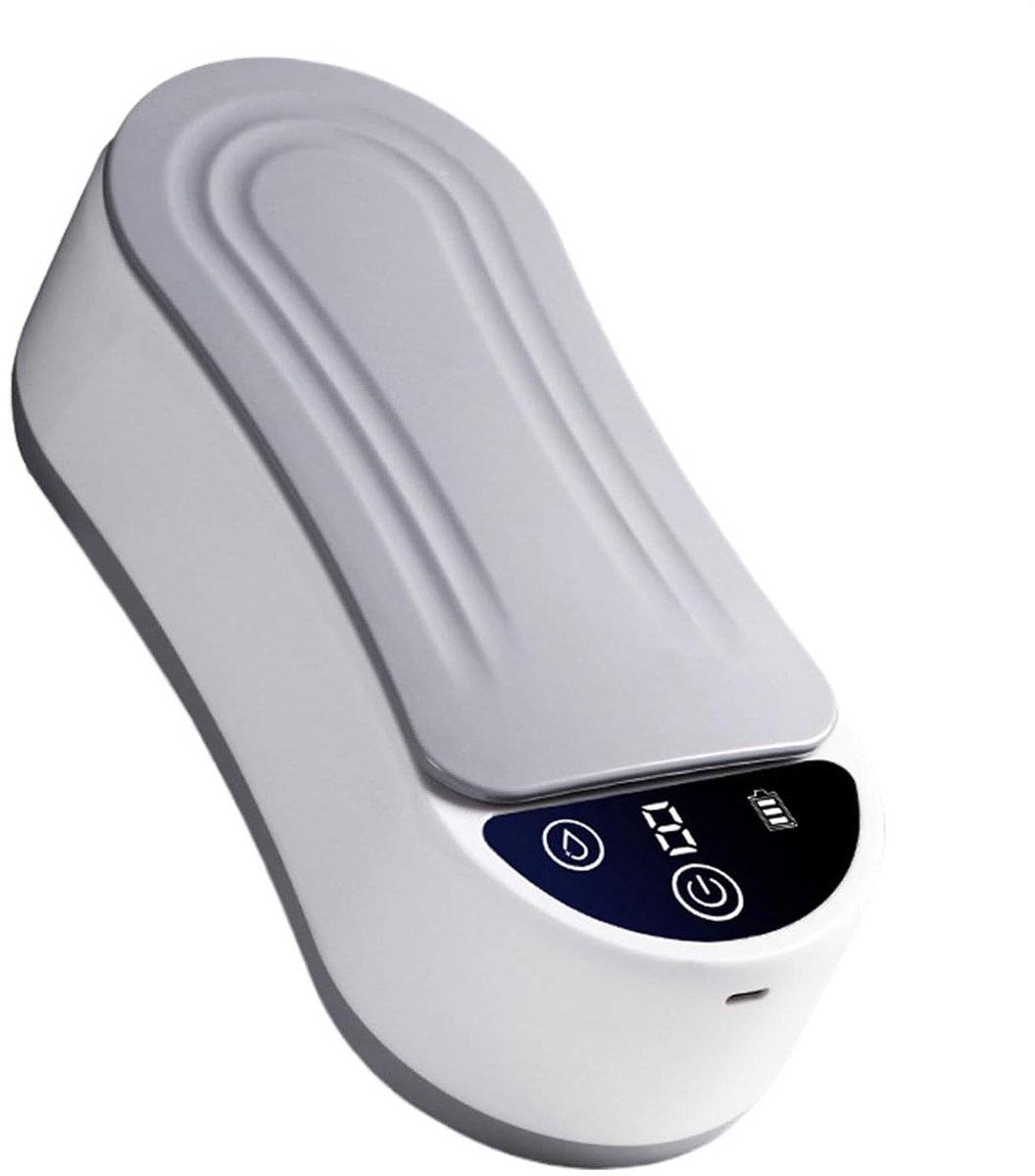 Ultrasone Reiniger - Sieradenreiniger Horlogereiniger - Precisie Reinigen - Stille Werking - 22 cm - Wit