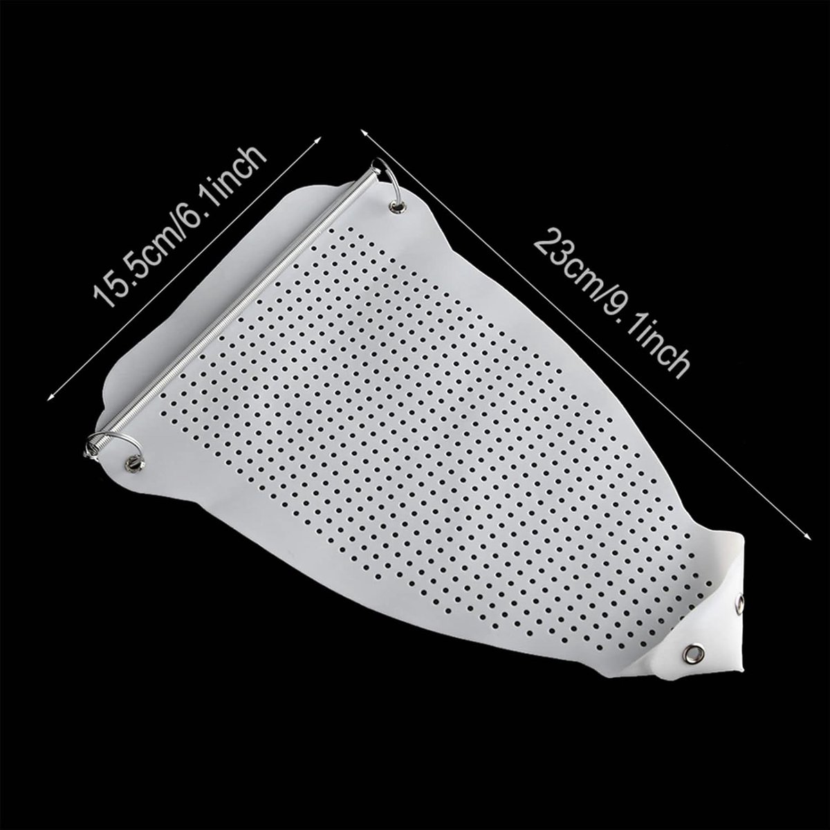 Strijkijzerovertrek - Strijkijzer Schoen - Kleding Strijken - Anti-aanbaklaag - 23 x 15.5 cm - Grijs
