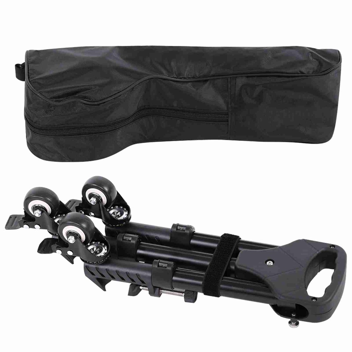 Dailygoods - Vouwbare Tripod Dolly met 3 Wielen - Universele Basis voor Camera's
