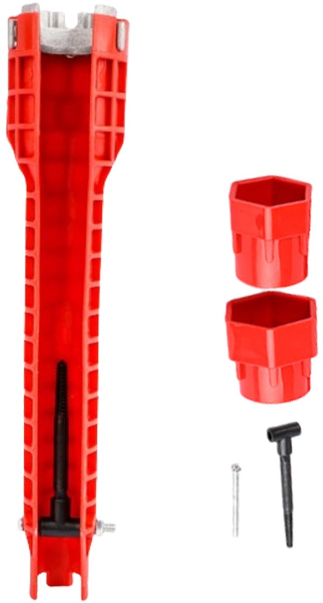 Dailygoods - Multifunctionele Sink Wrench - 8-in-1 Installatietool voor Badkamer