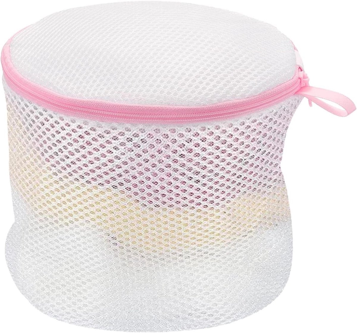 BH waszak - Wasnet Lingerie - Ondergoed Beschermen - Fijne Mesh Structuur - 16x16cm - Roze