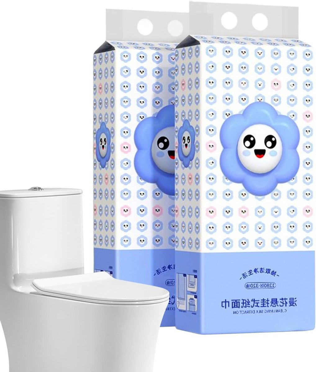 Toiletpapier Dispenser Rol - Hangbaar Weefsel Servetten - Hygiënisch Gebruik Thuis - Quick Pull Verdikte Vellen - 1280 Vellen - Wit