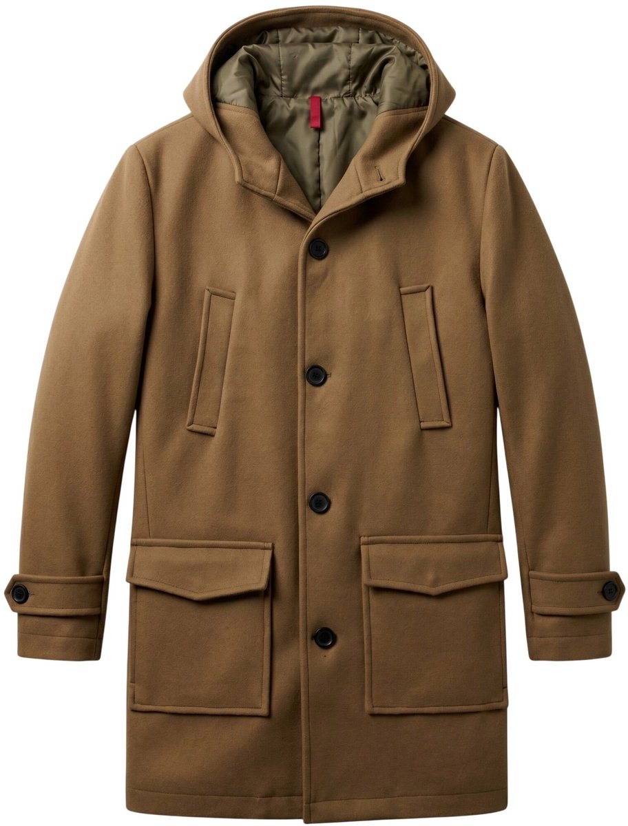 Trenchcoat Heren - Parka Heren Winterjas - LF8931 - Bruin - Maat M