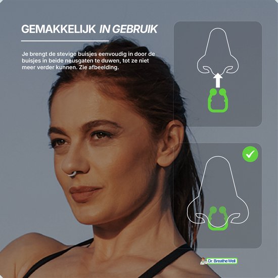 Dr. Breathe Well ™ - Compleet 4 in 1 Anti Snurk Neusspreider Pakket - 30x Neuspleisters medium/large - 4x Zachte neusspreiders - 4x Stevige neusspreiders - 1x Neusklem met magneet - Simply the right choice!