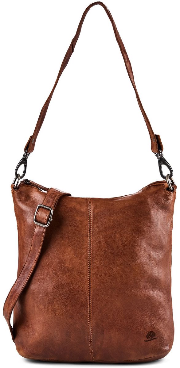 Greenburry Torro Lavado Schoudertas Leder 32 cm - Dames - nut