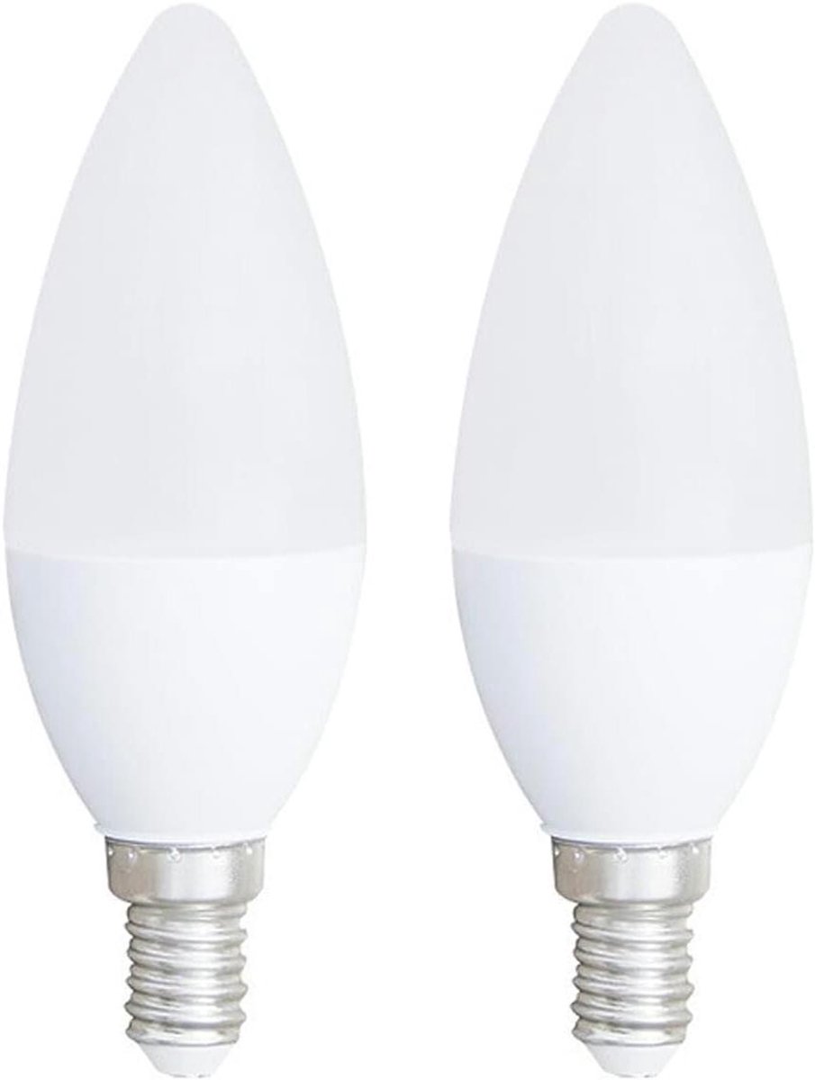 LED Kaarslamp C38 - E14 Lamp - Huis Verlichten - Energiezuinig - Ø37mm - Transparant