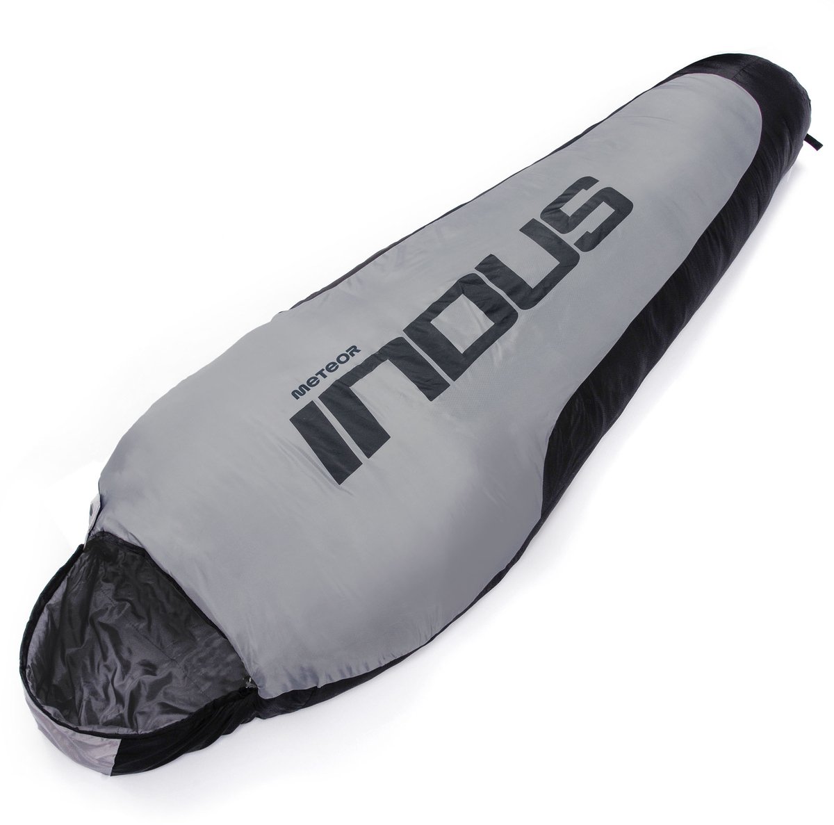 Meteor Indus R - Slaapzak - Grijs/Zwart