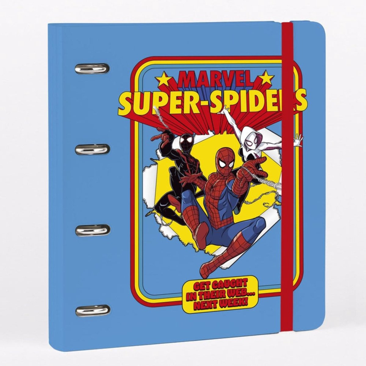 Grupo Erik Marvel SpiderMan - Polypropylene 4ring Ringband - Multicolours