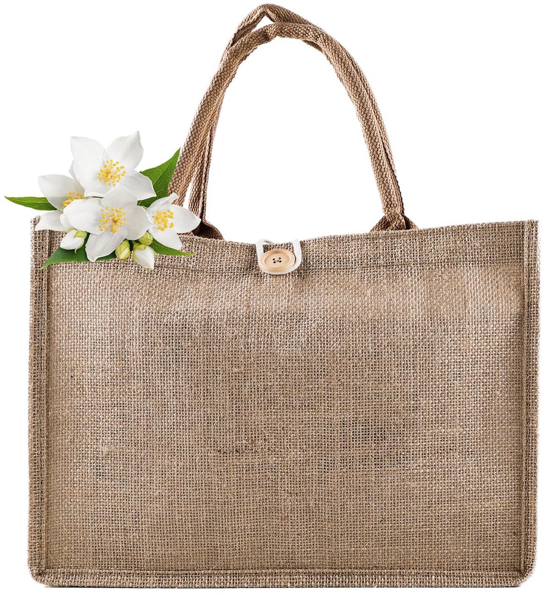 Dailygoods - Bride Jute Draagtas - Boodschappentas en Bruidsaccessoire