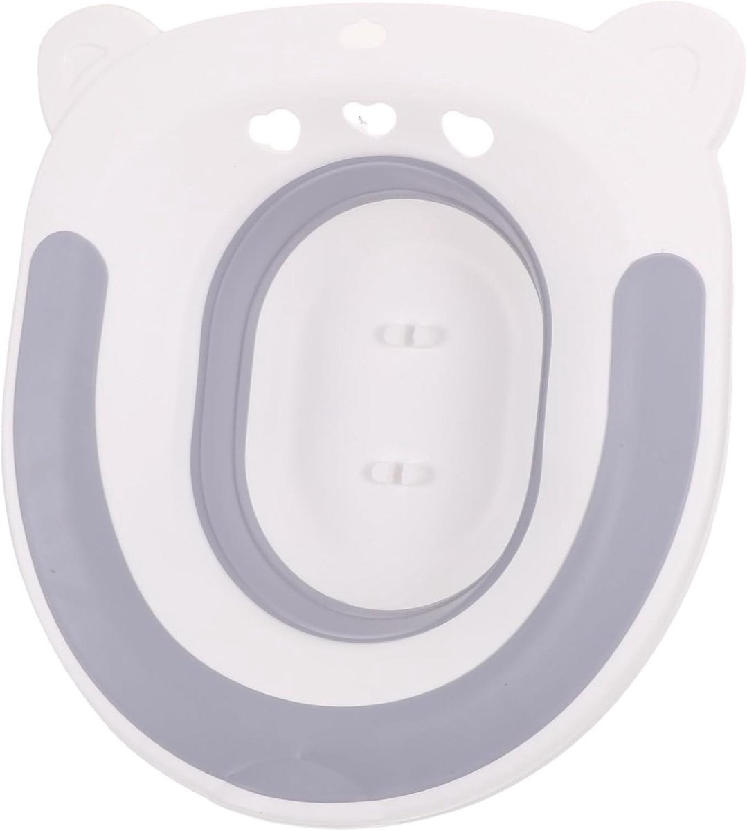 Zitbad Toilet - Bidet Kom - Persoonlijke Hygiëne - Opvouwbaar Ontwerp - 40 x 40 cm - Wit
