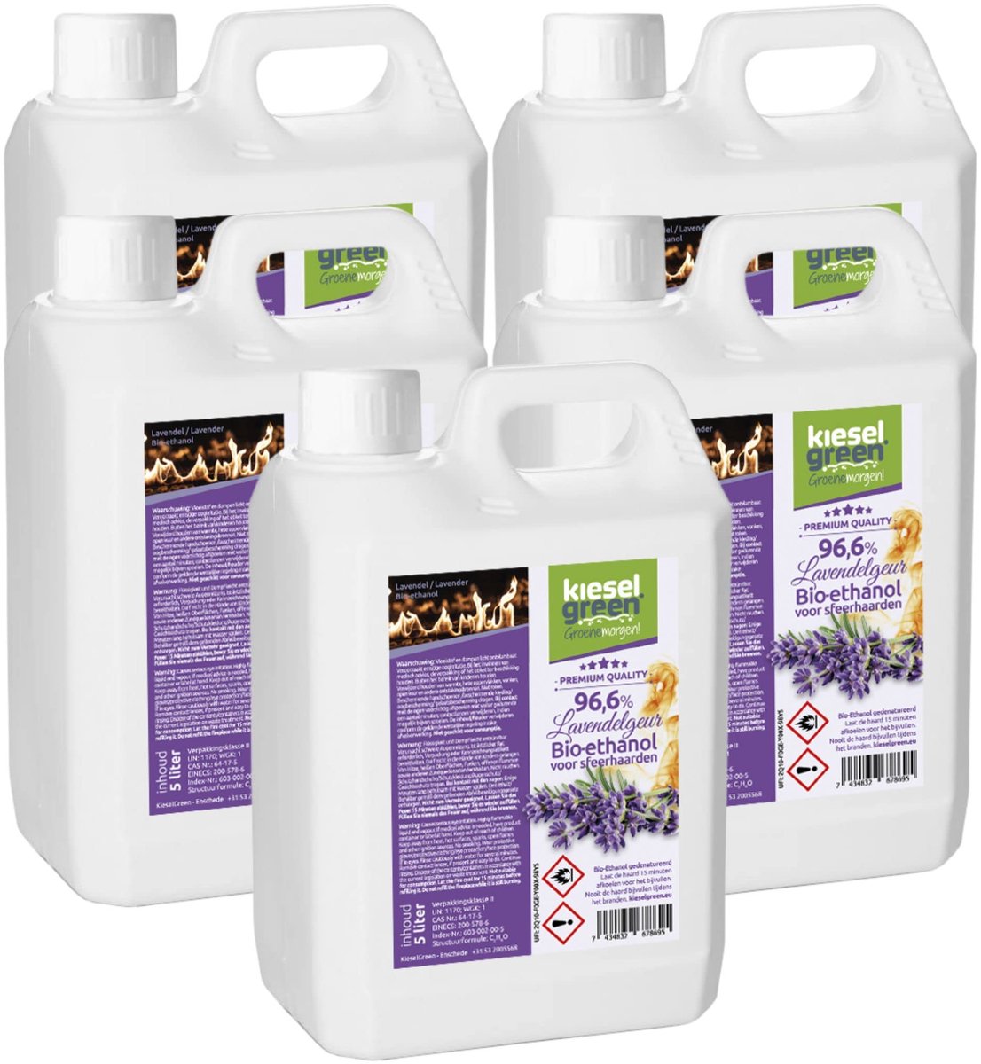Dailygoods - Bio-Ethanol - 10 / 25 / 50 Liter met Parfum voor Ethanol Haard in Diverse Geuren