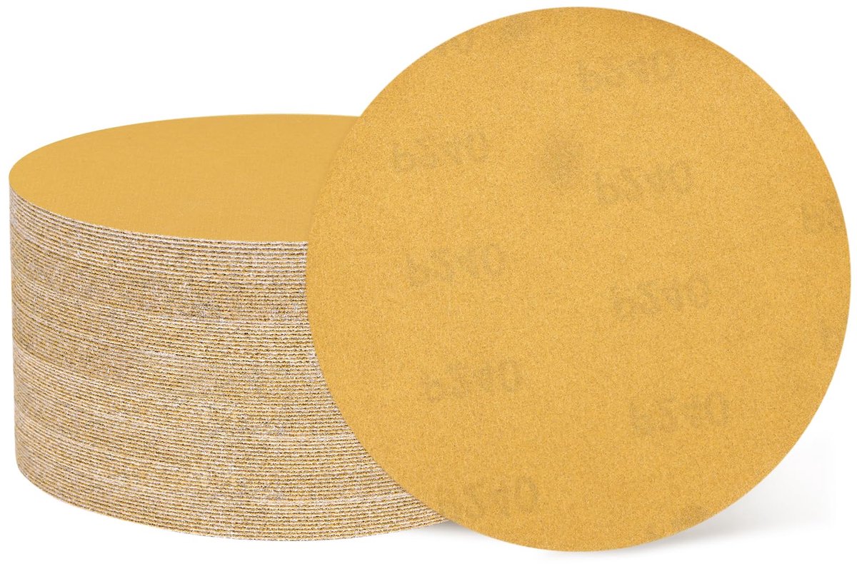 Dailygoods - Schuurdiscs Set van 50 - 125 mm 240 Grit voor Random Orbital Sander