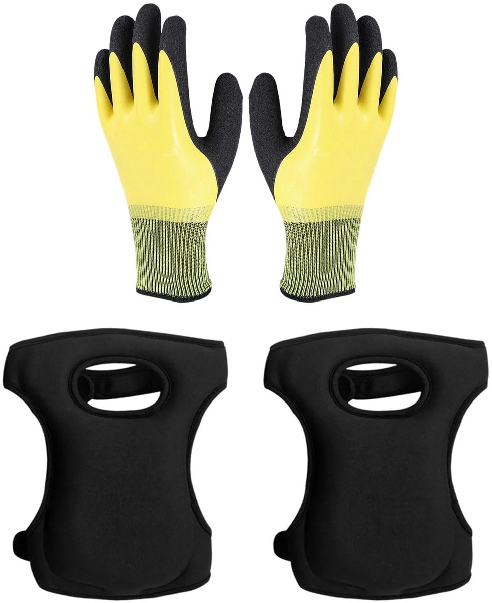 Dailygoods - Tuin Kniebeschermers en Handschoenen Set - Waterproof en Slijtbestendig
