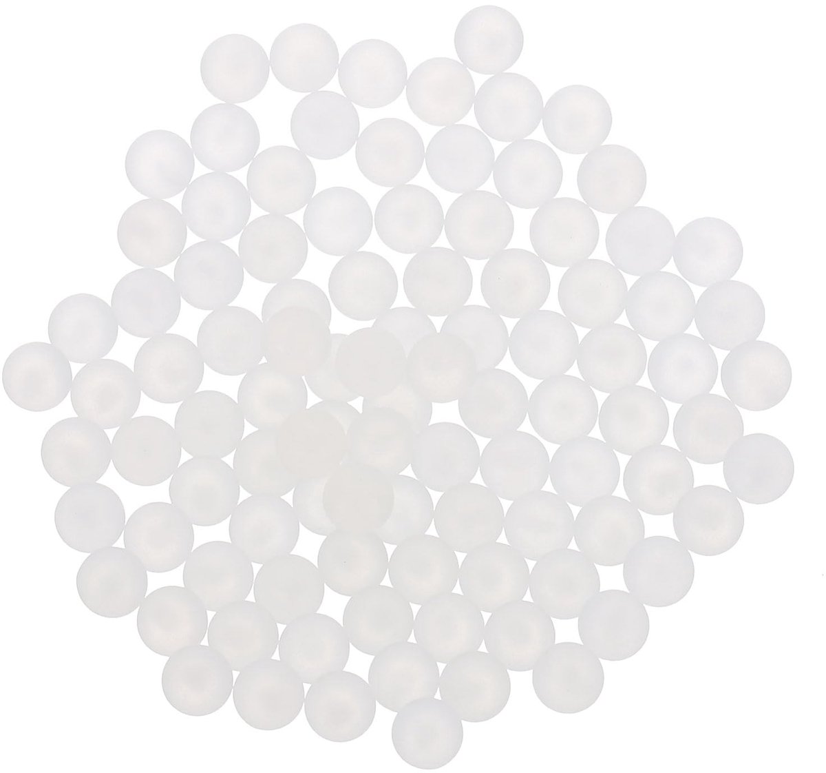Dailygoods - 200-delige PP Kunststof Kogellagers 4.5 mm - Precisie Kogellagers in Wit