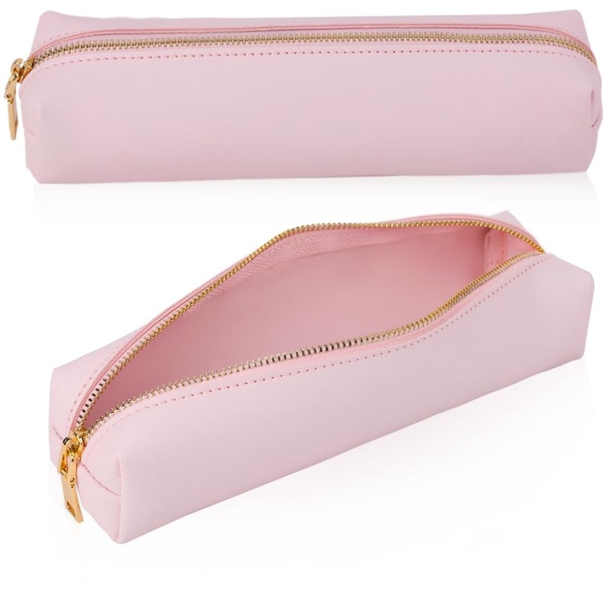 Dailygoods - Pencil Case - PU Leren Makeup Tas met Rits voor Volwassenen