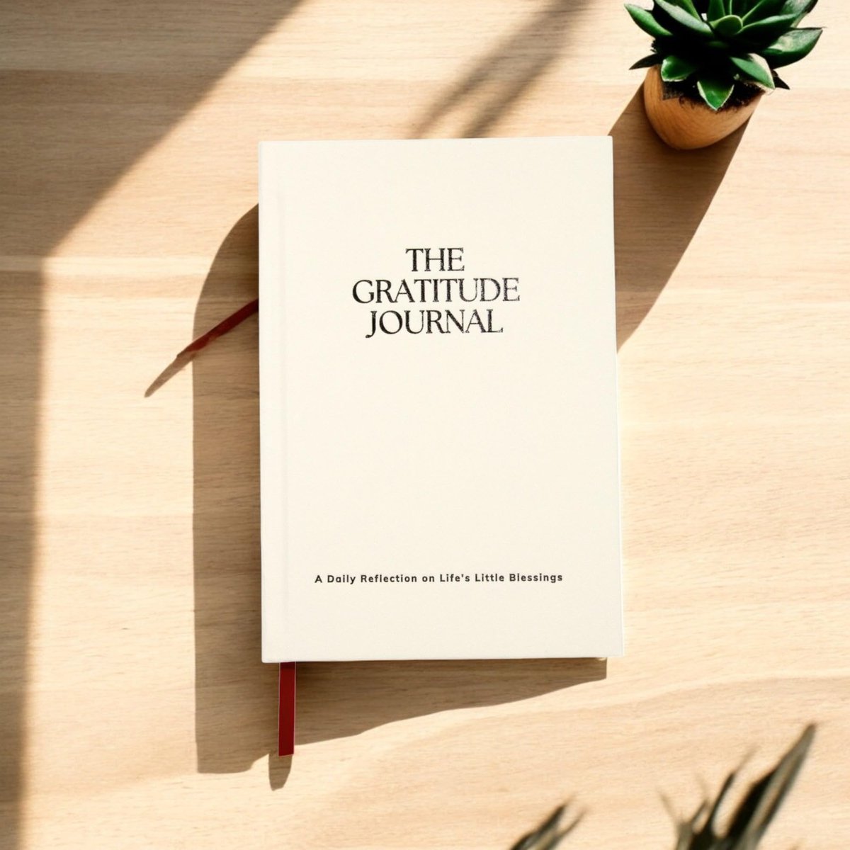 SnelShoppen - Ayus Wellness Gratitude Journal | Linnen Gebonden Notitieboek | Premium Schrijfpapier | 5 Minuten Per Dag | Ondersteunt Mindfulness en W