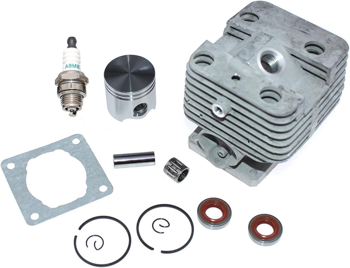 Cilinder Zuiger Kit - Motor Onderdelen - Bosmaaier Onderhoud - 40MM Diameter - 5 Delen - Metaal