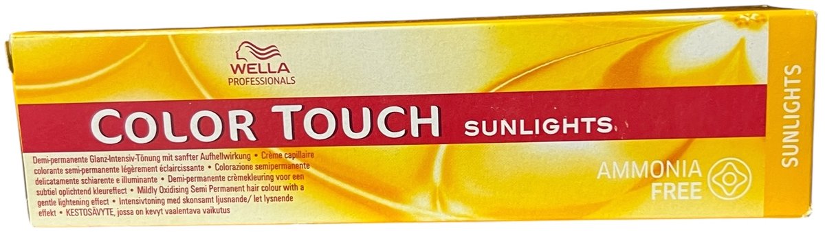 Wella Color Touch Sunlights Haarkleuring Permanente Crème 60ml - /04 Natural Red / Natur Rot