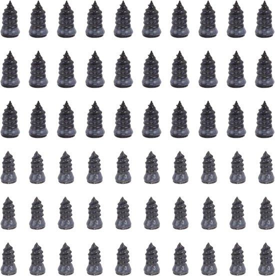 Bandenreparatieset Rubberen Nagels - Bandenpluggen Set - Tubeless Banden Repareren - 60 Stuks Spiraalvormige Schroeven - 30 Klein 30 Groot — afbeelding 2
