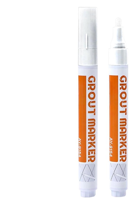 Voegenpen - Tegelmarker - Voegen Repareren - Sneldrogend Waterdicht - 14 cm - Wit van Voegenpen — afbeelding 2