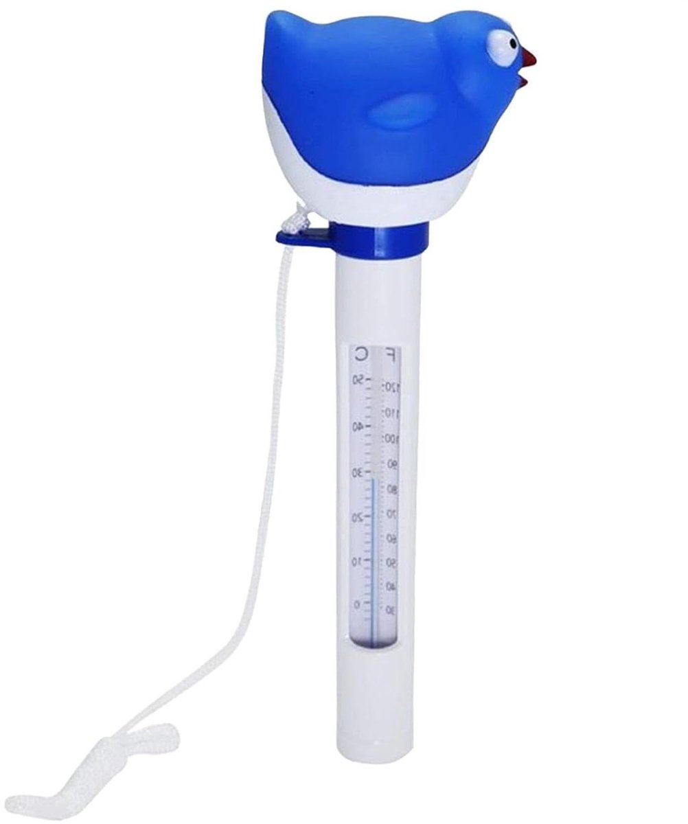 Zwembadthermometer - Water thermometer - Water temperatuur meten - Drijvend en waterdicht - 21.7 cm - Blauw