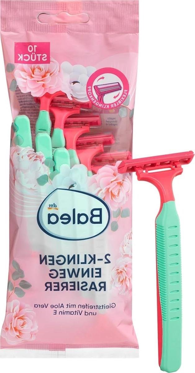 Wegwerpscheermes Dames - Scheermesjes Set - Gladde Huid - Flexibele Lemmetkop - 10 Stuks - Wit