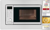 Inbouw Magnetron - Oven Met Grill - Snel Eten Bereiden - 1000W Grillfunctie - 20 Liter Inhoud - Inoxlook