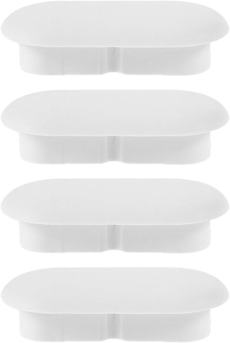 Toiletbril Bumpers - Toiletbril Pads - Badkamer Upgrade - Schokabsorberend Geluidsdempend - 4.2 x 2.1 x 1 cm - Wit