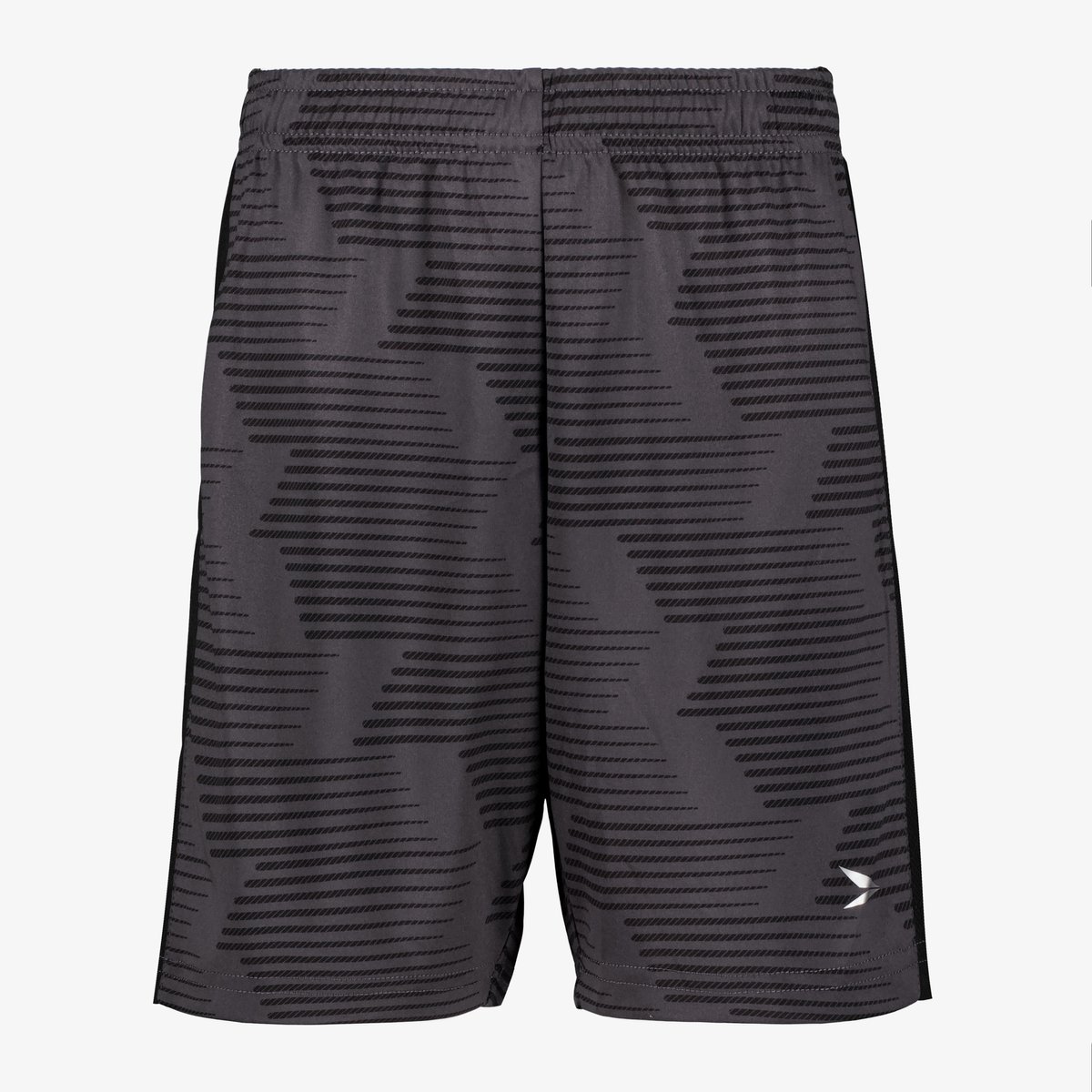 Dutchy dry kinder voetbal short grijs zwart - Maat 128