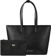 Victoria Hyde “Yoana” - Dames Handtas -Shopper 14 inch Laptopvak - Werktas - Tote Bag - Kantoortas - Schoudertas PU - Leer voor Werk, Winkelen en Reizen - Tote Bag met Rits - Grote capaciteit - eenvoudig ontwerp - ideaal voor school of werk - Zwart
