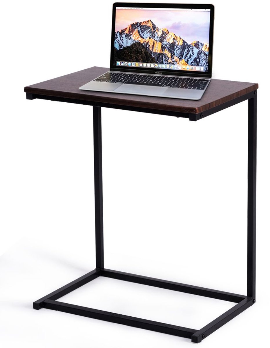 Laptoptafel op Wielen - Bedtafeltje - Bijzettafel - Koffie