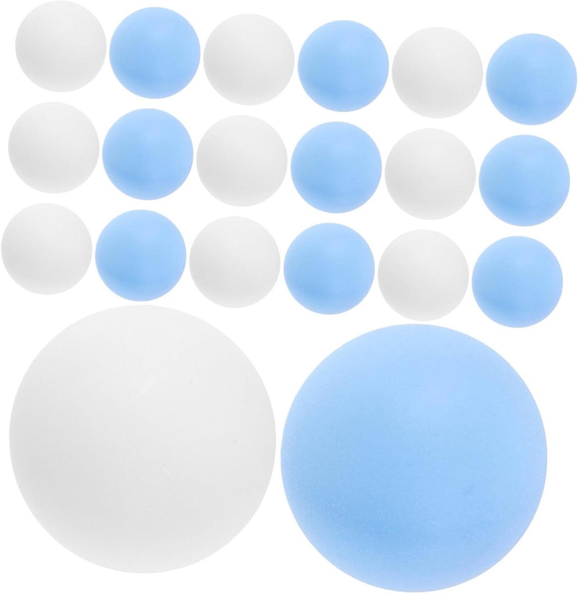 Tafeltennisballen - Pingpongballen Plastic Bollen - Feestactiviteiten - Naadloze Constructie - 40 mm - Multicolor