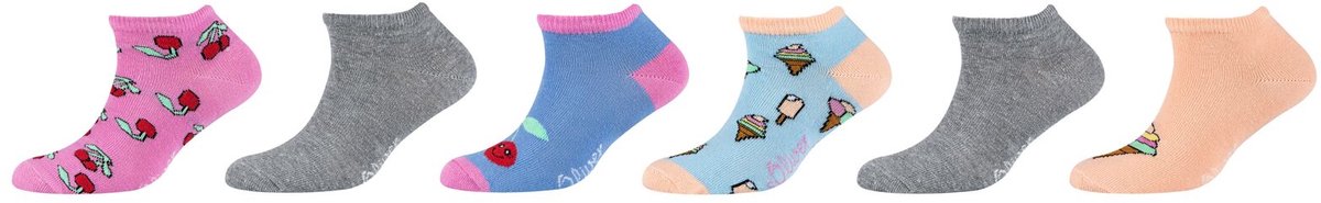s.Oliver, Sneakersokken, meisjesmode, biologisch katoen, sneakerset, trendy motieven, premiumkwaliteit, kinderkleding, lifestyle, comfortabele sokken