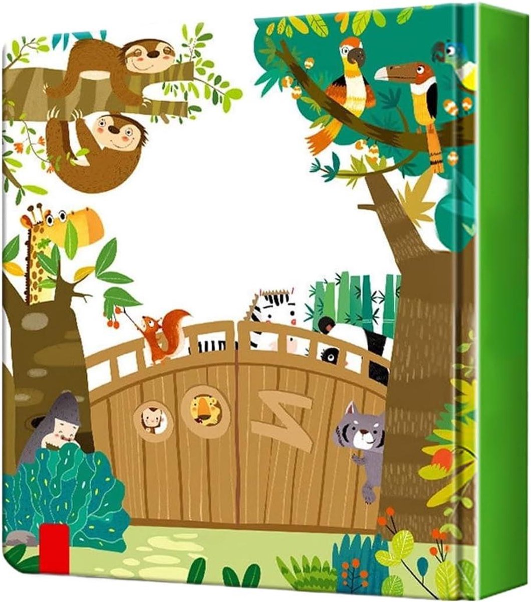 Interactieve Prentenboeken - 3D Boeken Peuters - Leren Lezen - Pop-up Scènes - 20 x 16 cm - Boerderij