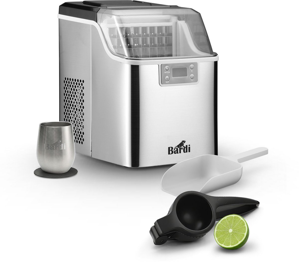 Bardi Deluxe IJsblokjesmachine 3,2L