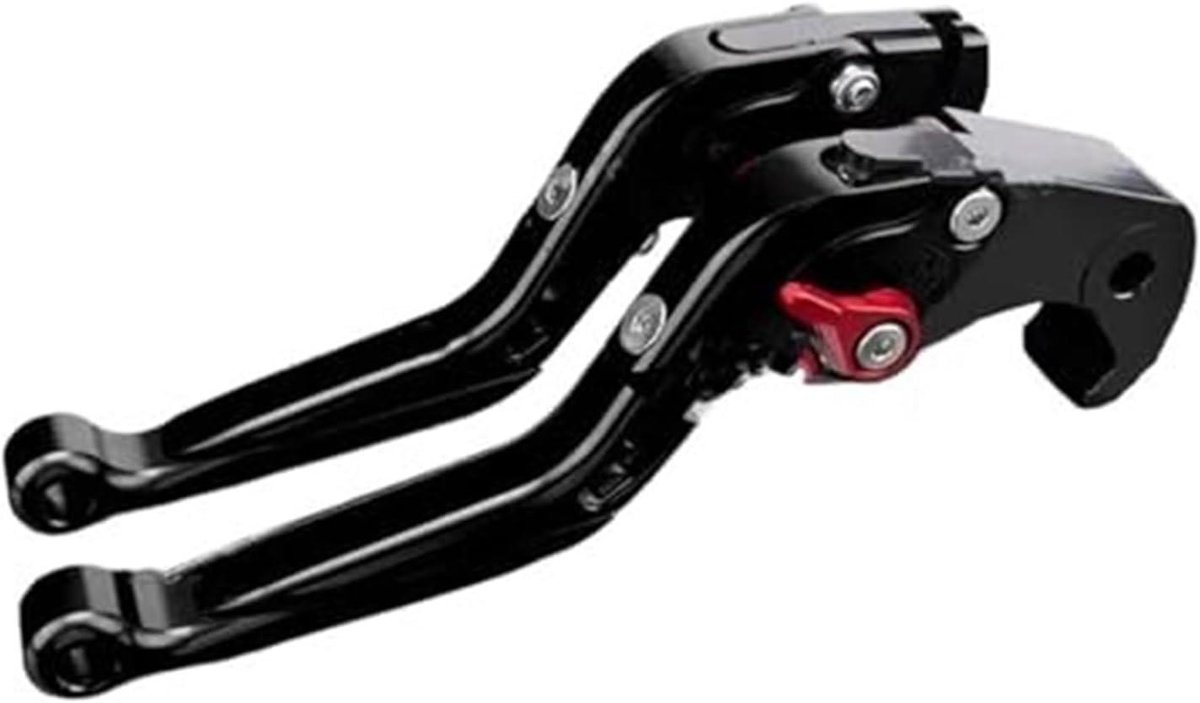 Motorfiets Remhendel Set - Koppelingshendel Verstelbaar - Motorrijden Verbeteren - CNC Aluminium Constructie - N.v.t. - Zwart-rood