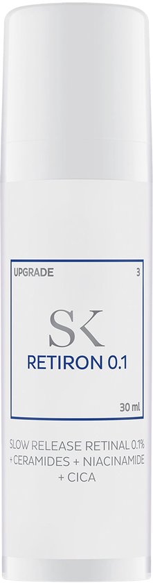 Skintegra Retiron 0.1, 0.1% retinal serum emulsion in witte pompflacon, 30 ml.