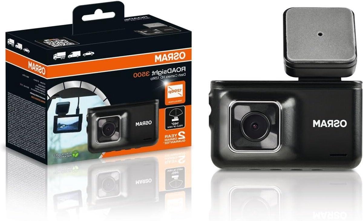 Dashcam - Autocamera Rijcamera - Veiligheid op de weg - 1296p HD resolutie - 140 graden groothoek - Zwart