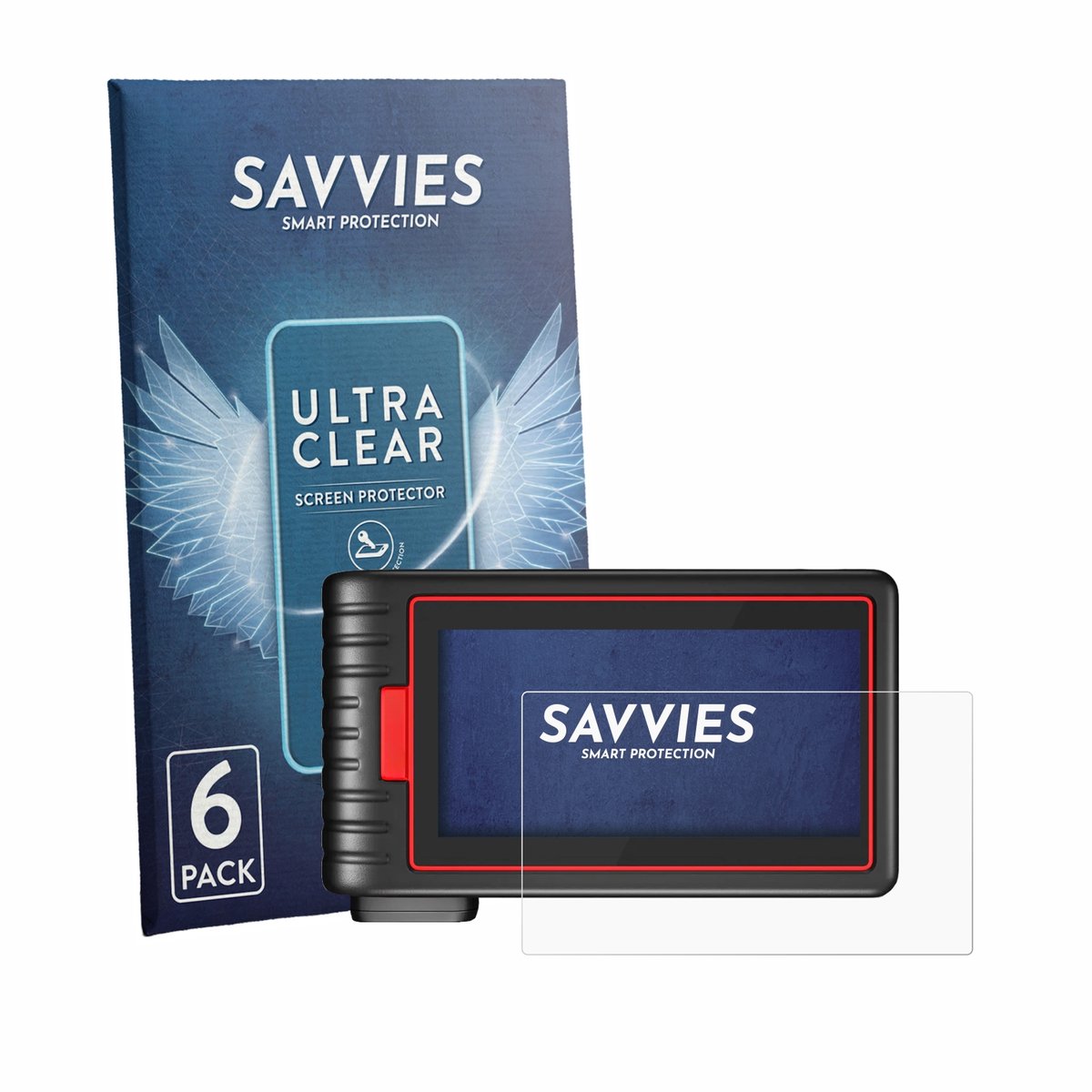 Savvies - Screenprotector voor KINGBOLEN S6 - Folie Beschermfolie transparant 6 Stuks