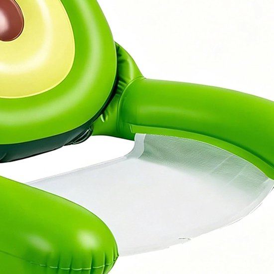 Opblaasbare Zwembad Float - Water Luchtbed Hangmat - Zomerse Ontspanning - Ontspannend Mesh Zitje - 70 cm - Groen — afbeelding 2